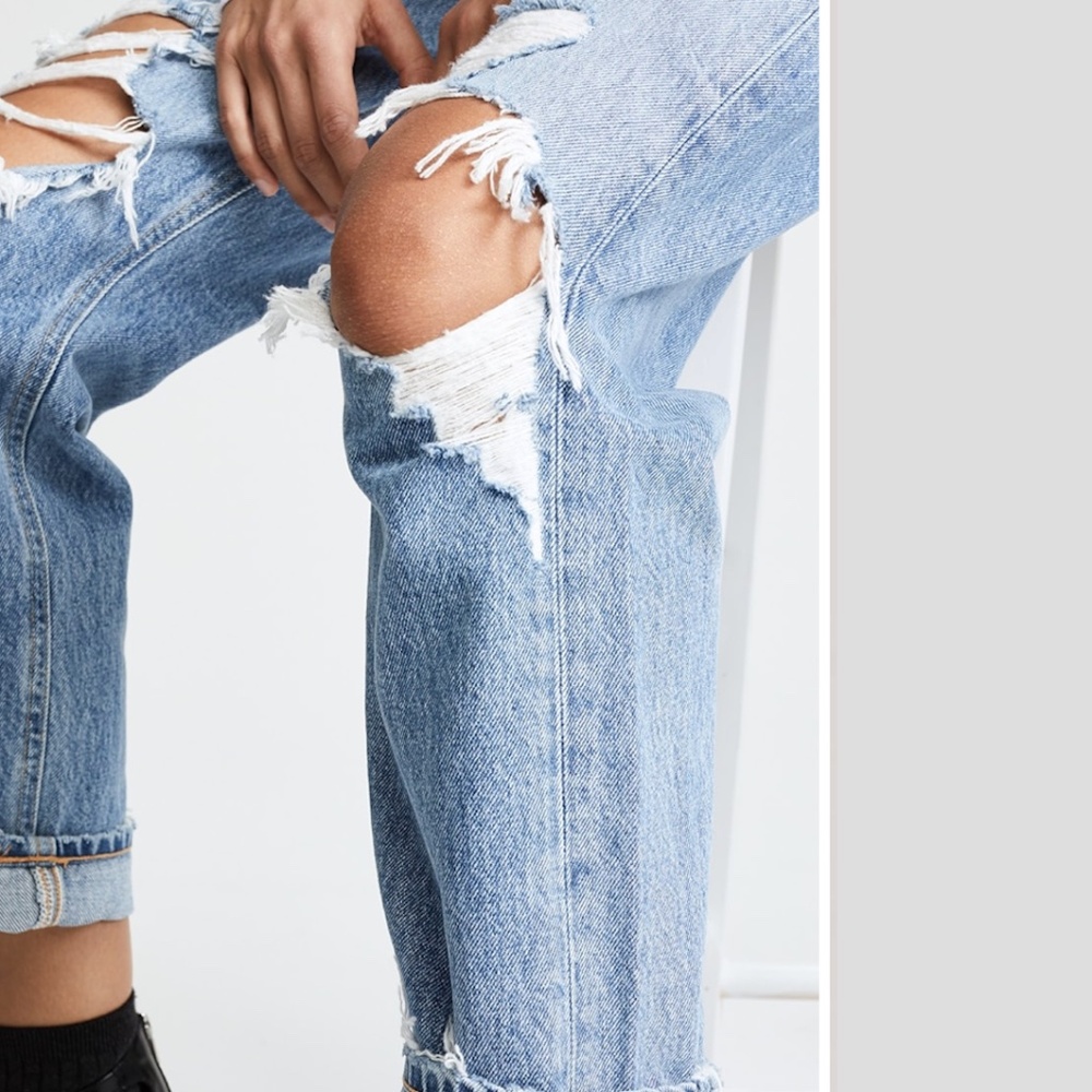 90s Mid Rise Straight Fit Jeans Color: Fall Out - Picture 5 of 14